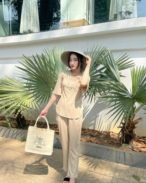 Kiểu cotton hoa mai