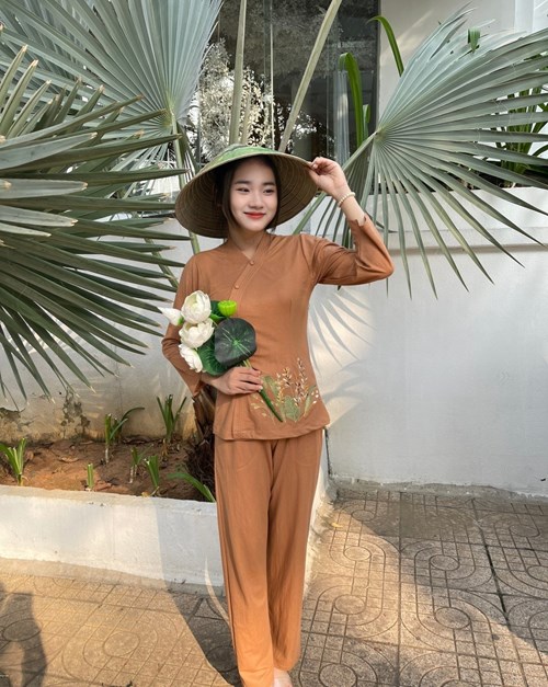 Thun Vằn Thêu Cotton 