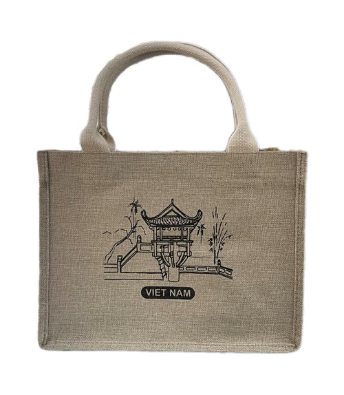 Túi xách Canvas - màu nâu nhạt