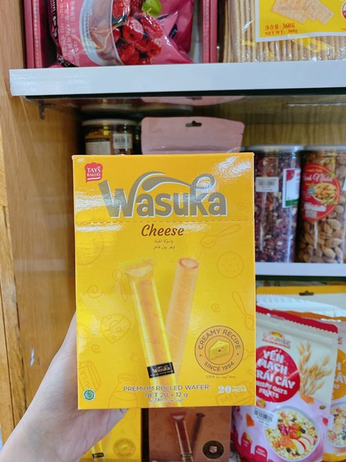 Bánh quế wasuka phô mai 240g
