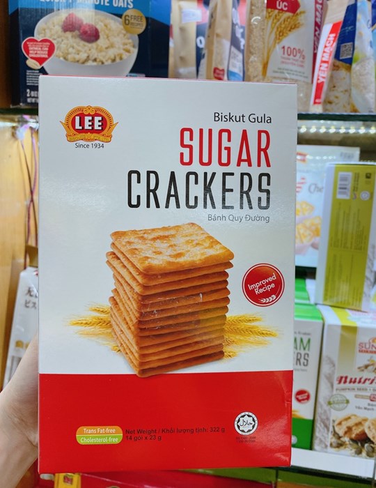 bánh quy Lee Sugar 322g
