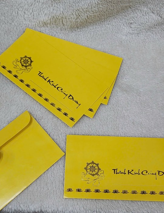 Bao thơ cúng dường loại 2