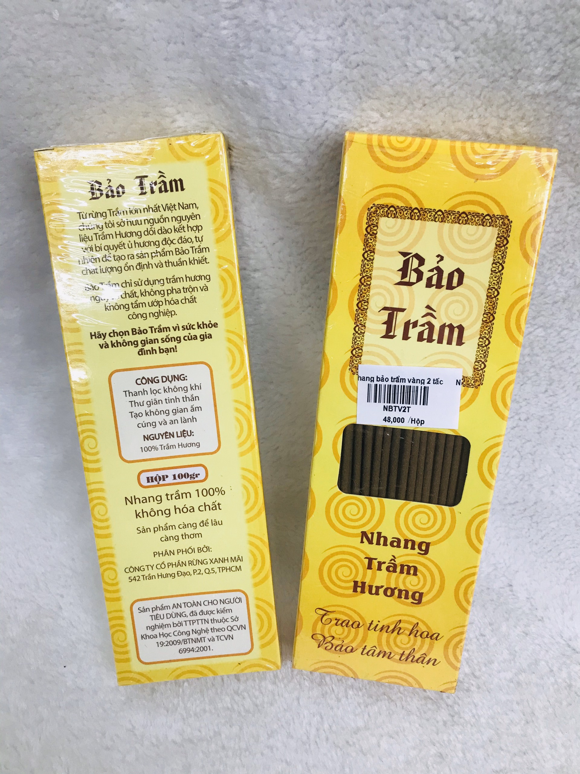 Bảo Trầm Vàng 2 Tấc