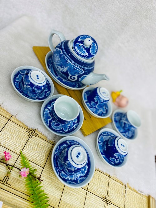 Bộ ấm chén quả hồng 446k