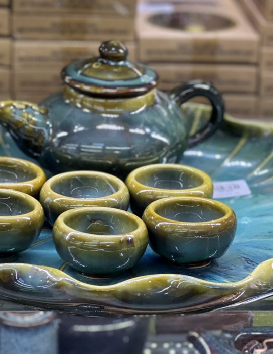 bộ khay lá sen