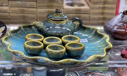 bộ khay lá sen