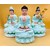bộ tam thế phật ngồi 3T xanh