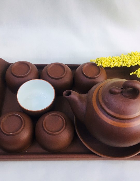 Bộ trà đất nung 