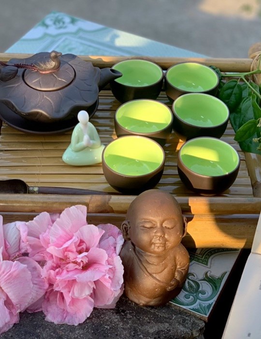 bộ trà sen vịt