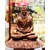 Bổn Sư Ngồi Đế Cỏ 60cm Màu Đồng Áo kín