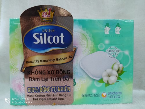 Bông tẩy trang silcot 66 miếng