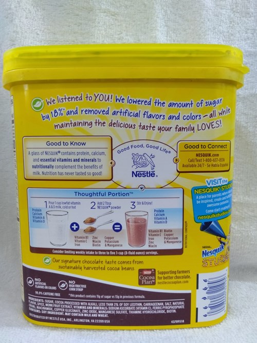 Bột cacao Nesquik Nestle Mỹ