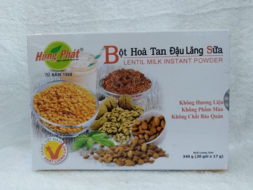 Bột hòa tan đậu lăng sữa