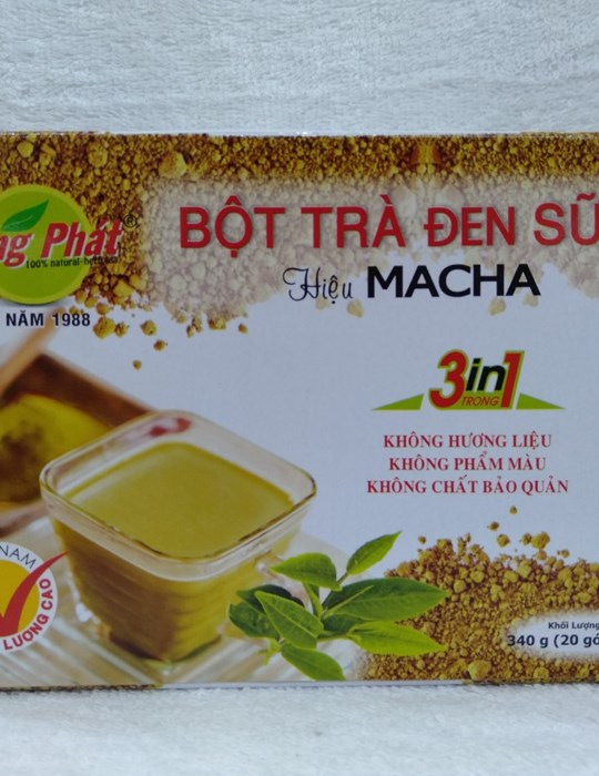 Bột trà đen sữa