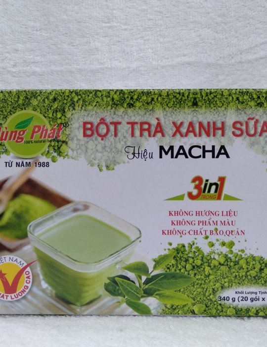 Bột trà xanh sữa