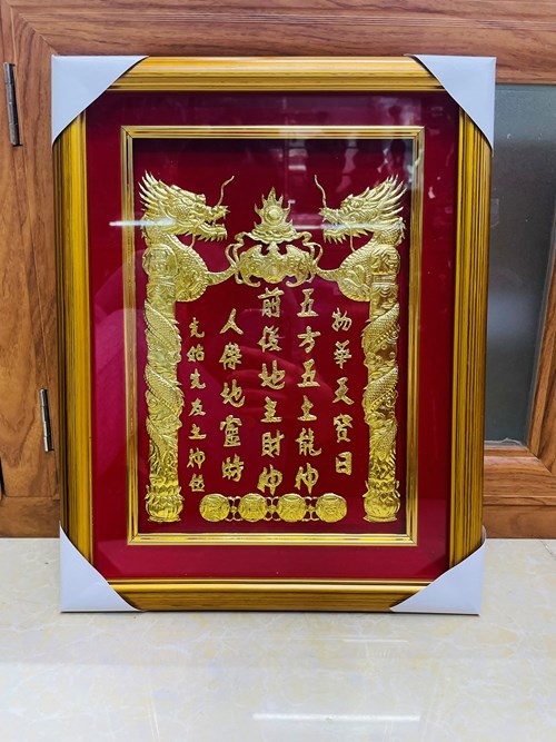 BV TÀI ĐỊA CAO CẤP 30*40 ĐỎ 