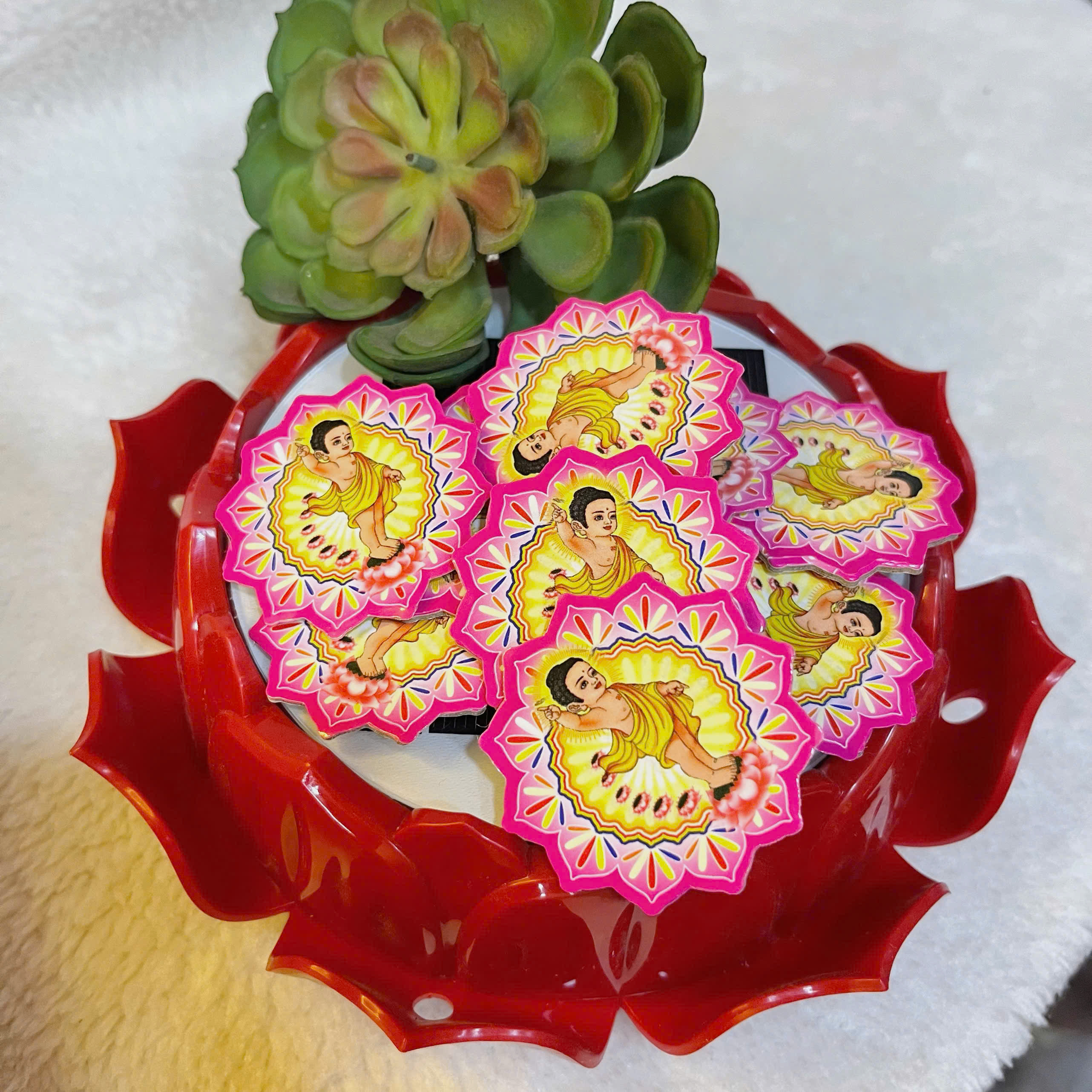 Cài áo phật đản