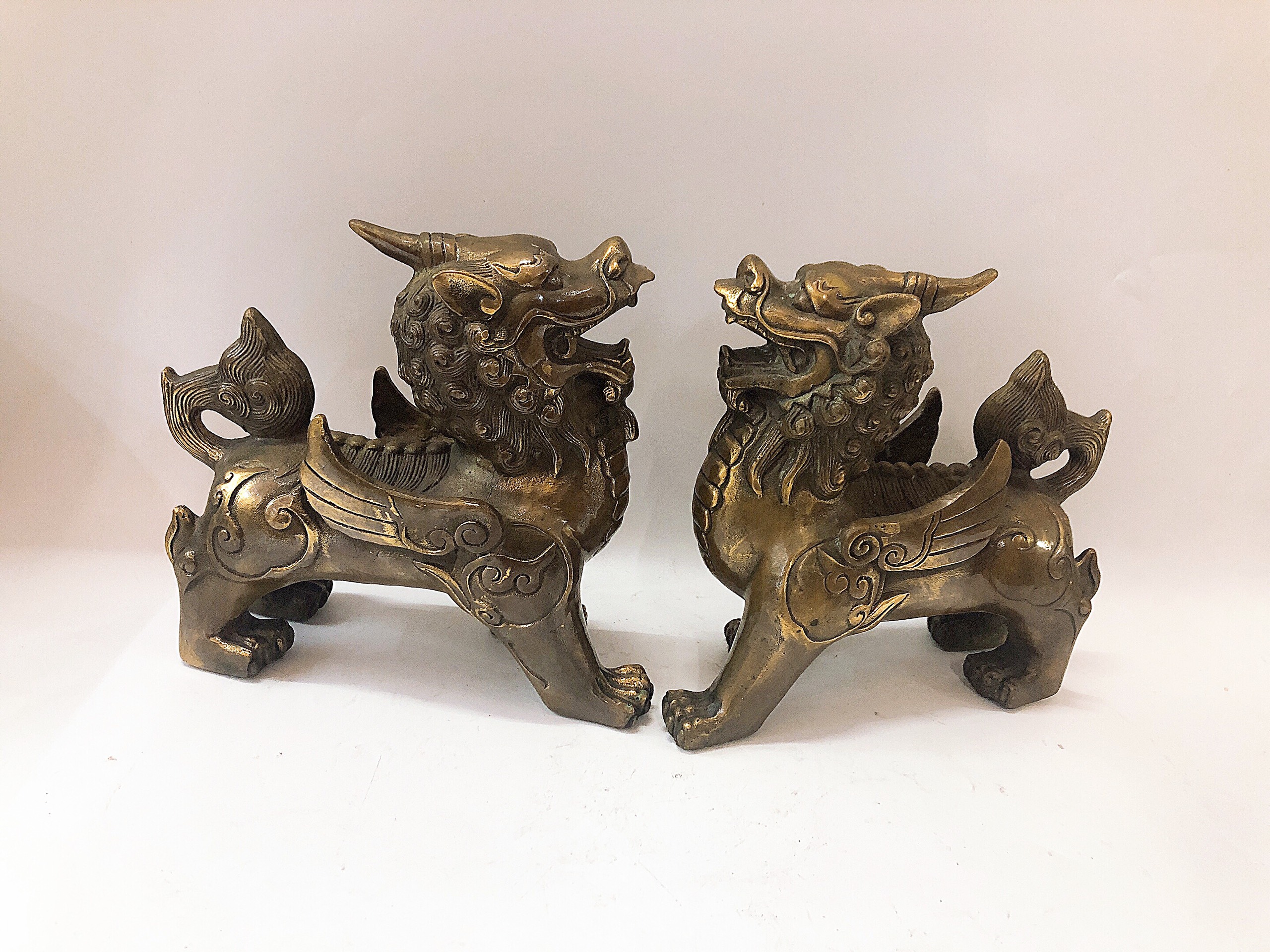 Cặp Kỳ Hưu Cánh Nâu