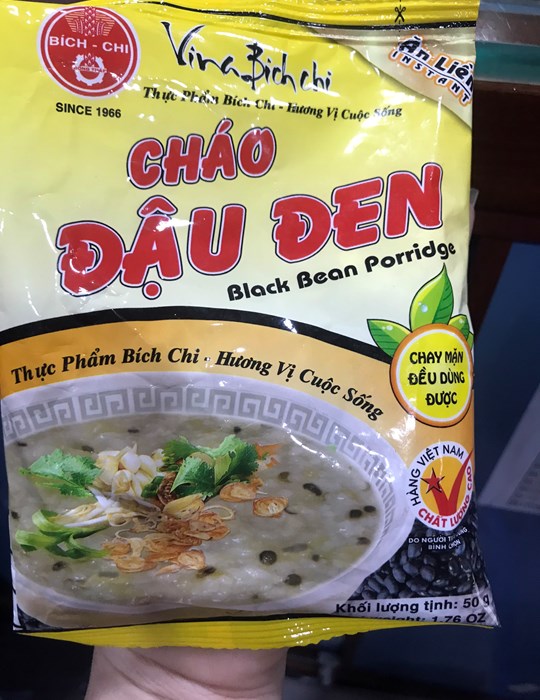 Cháo đậu đen bích chi