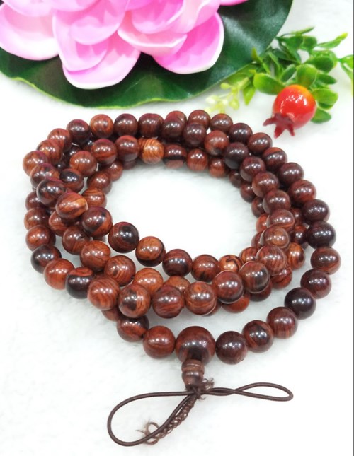 CHUỖI 108 HẠT GỖ SƯA ĐỎ 10LI