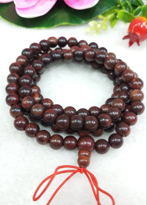 CHUỖI 108 HẠT GỖ SƯA ĐỎ 8LI