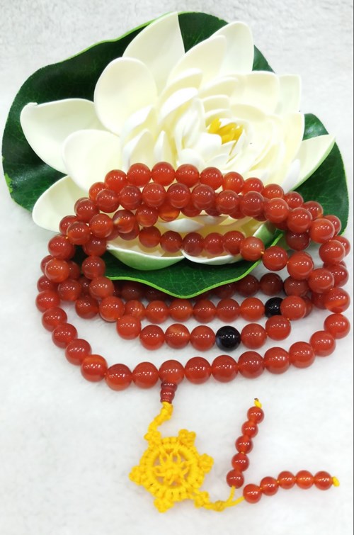 CHUỖI 108 HẠT NÃO ĐỎ 10 LI