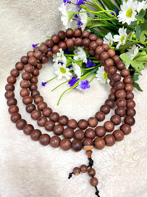 Chuỗi cổ gỗ cẩm 14 li
