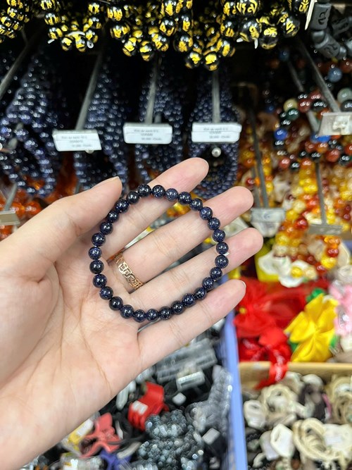 Chuỗi kim sa xanh 6 li