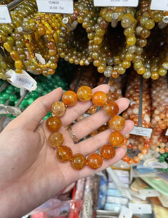Chuỗi não bóng vàng 16 li