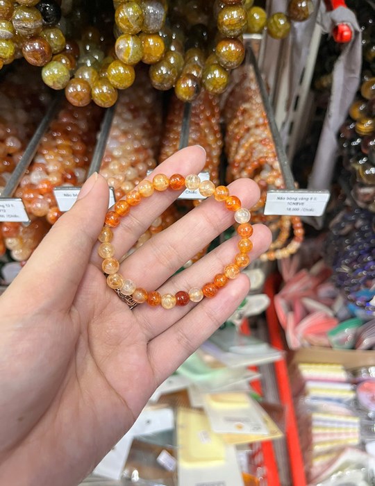 Chuỗi não bóng vàng 6 li