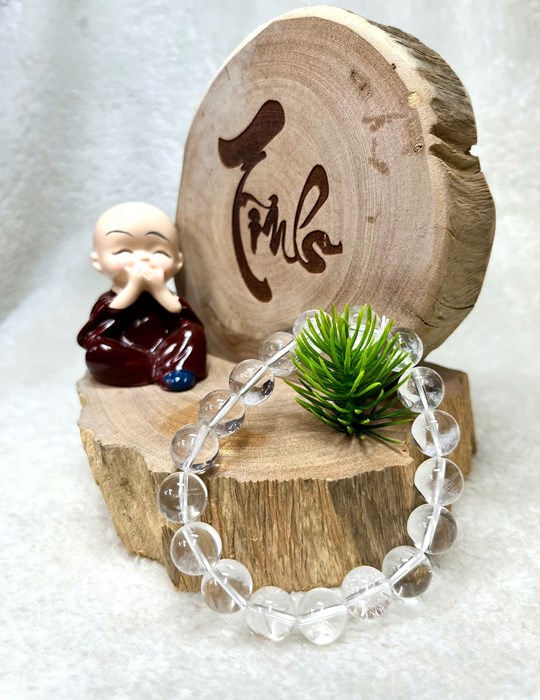 Chuỗi thach anh trắng 10