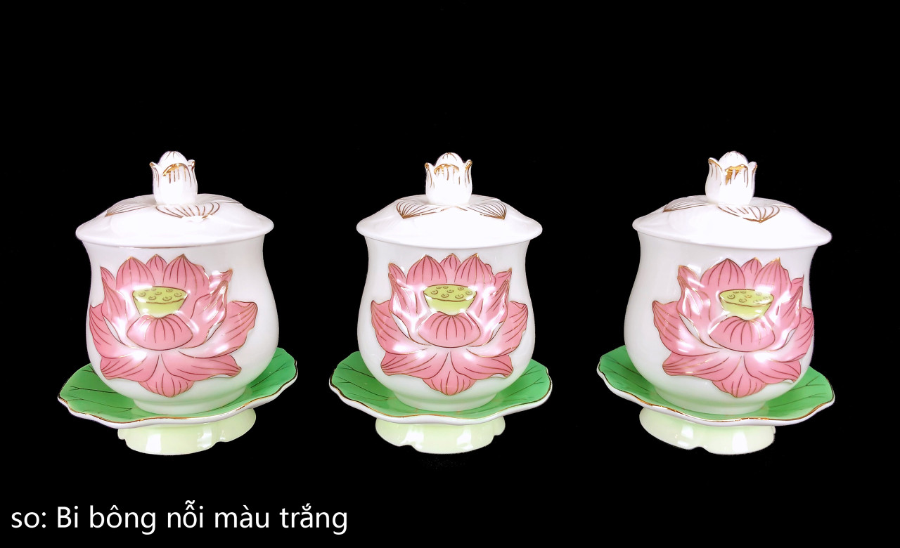 Đại Bi Bông Sen Nổi Trắng Số 1