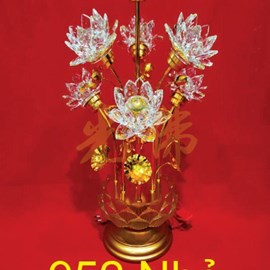 Đèn 7 bông pha lê 952 nhỏ
