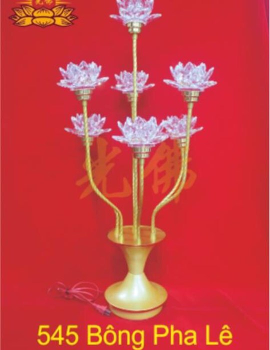 Đèn pha lê 7 Bông 545