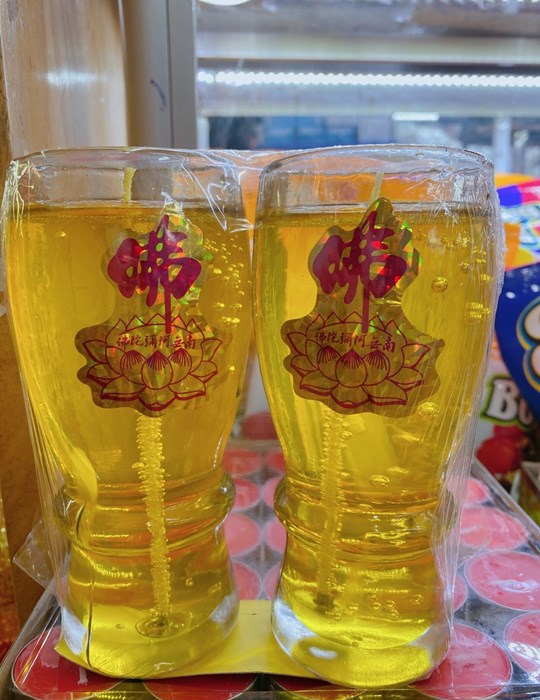 Đèn cầy vàng 42