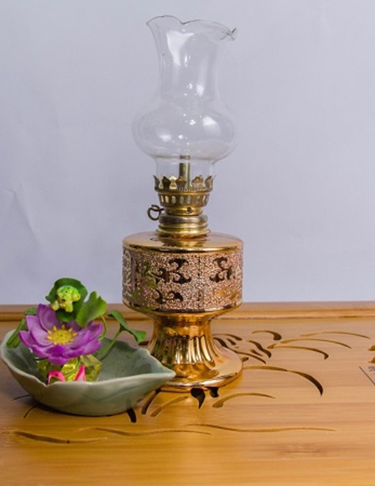 Đèn dầu kim sa cao