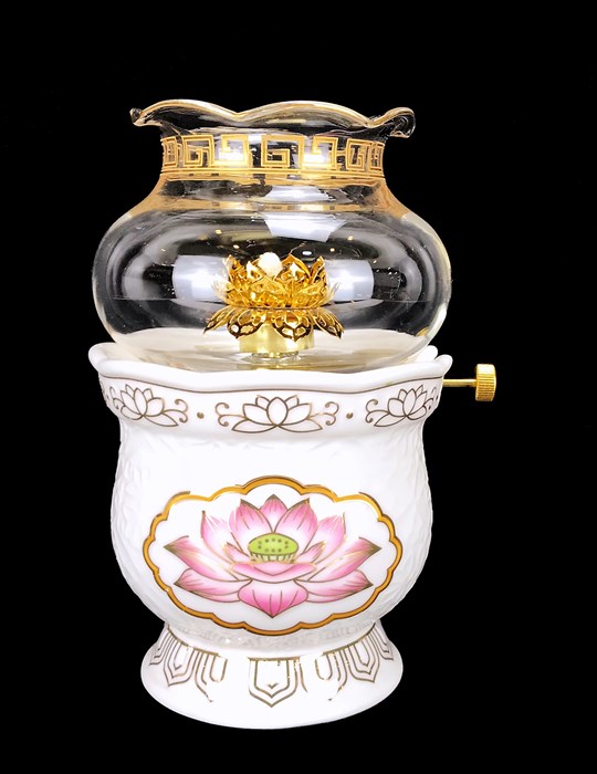 Đèn dầu bạch ngọc 1618 Nhỏ
