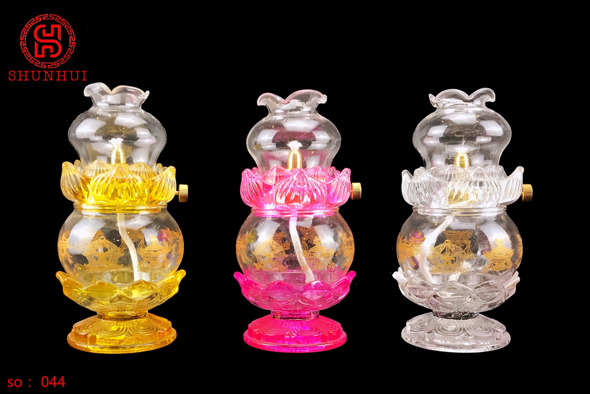 Đèn Dầu Pha Lê 044