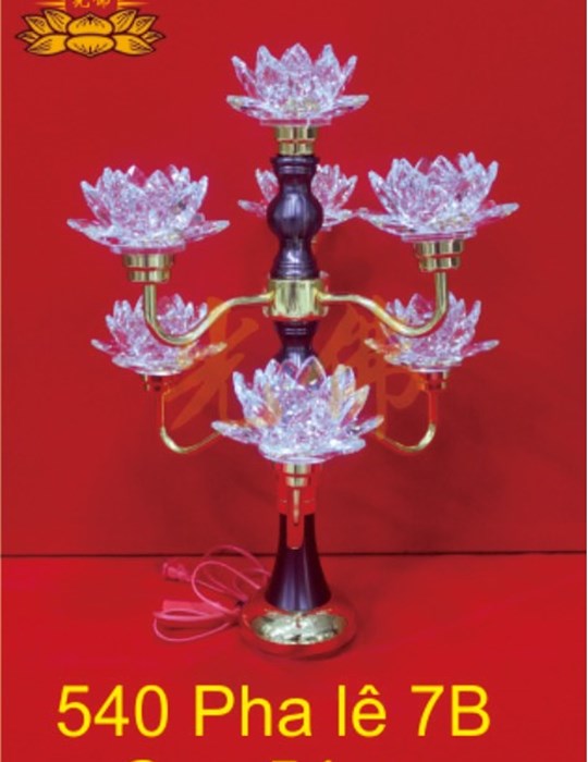 Đèn pha lê 7 bông 540