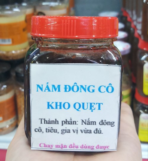 NẤM ĐÔNG CÔ KHO QUẸT