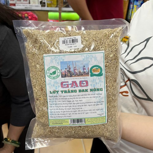 Gạo lứt trắng Dak Nông