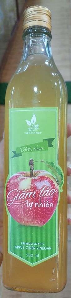 GIẤM TÁO TỰ NHIÊN 500ML