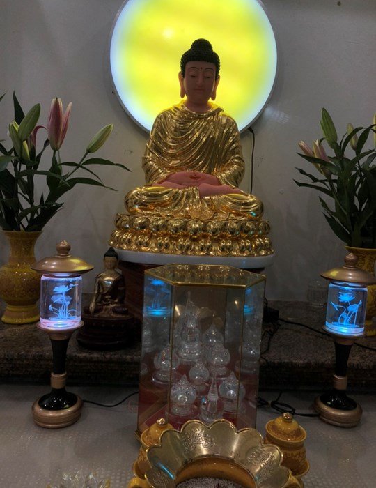 hào quang nhôm 40cm cao cấp