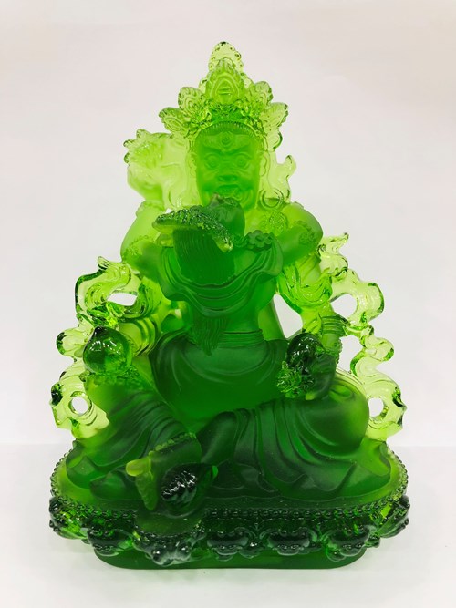 Hoàn Thần Tài Lưu Ly MS44 Xanh