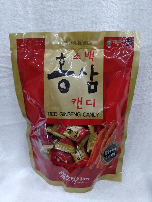 Kẹo sâm Hàn Quốc có đường