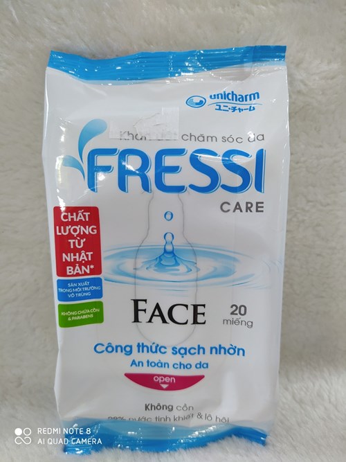 Khăn giấy ướt bỏ túi Fressi Care Face