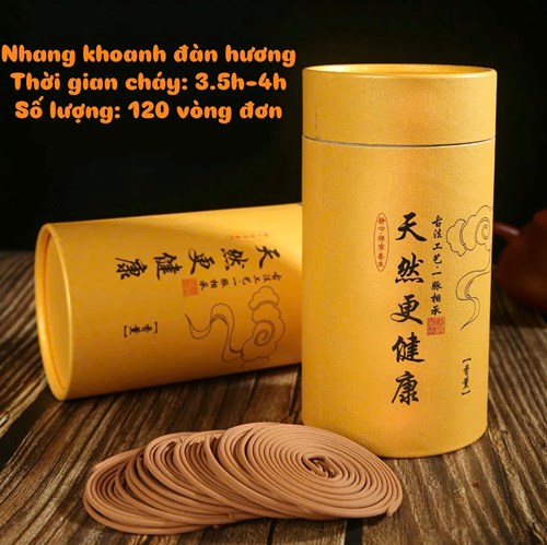 Khoanh đàn hương 3,5h-4h - 120 vòng