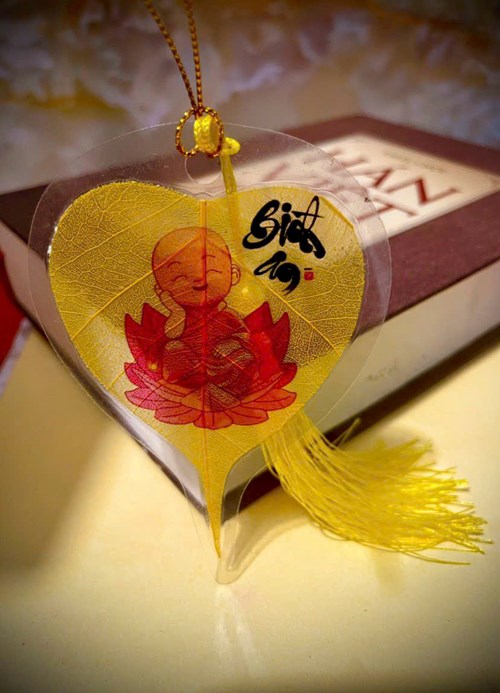 Lá bồ đề họa tiết