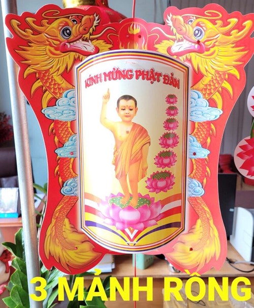 Lồng Đèn 3 mảnh rồng LD1