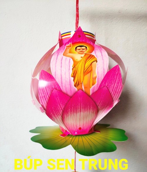 Lồng đèn búp sen 5 cánh LD5
